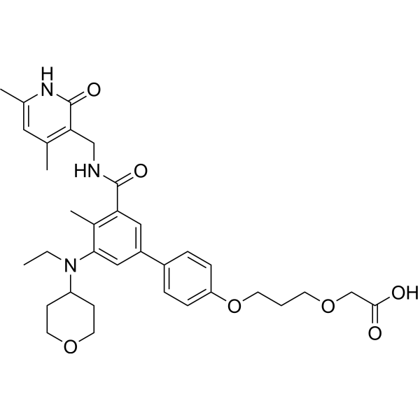 Tazemetostat de(methylene morpholine)-O-C3-OC-COOH 2750350-39-9